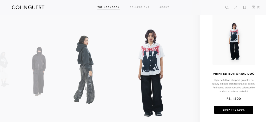 Colin Guest website screenshot