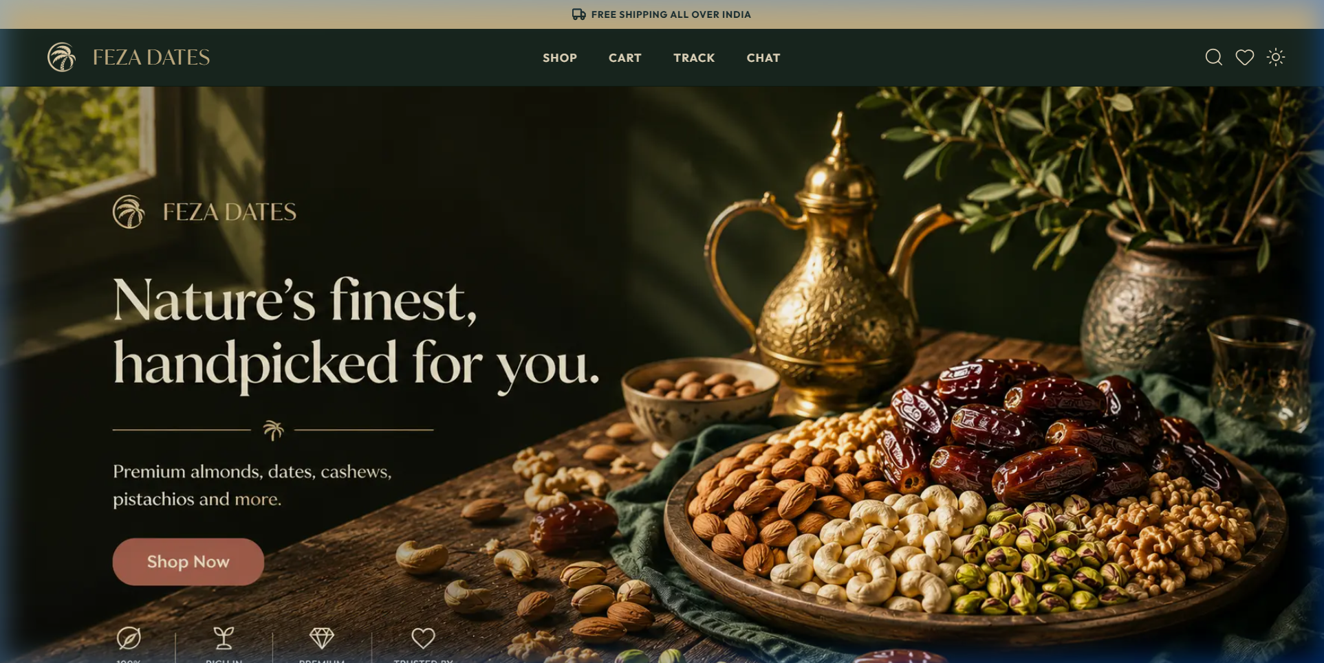 Feza Dates website screenshot